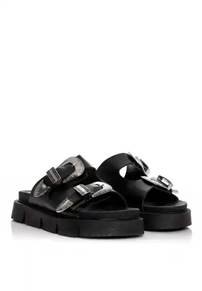 Sandalias Daniela Salcedo Negro Talla 40 Arkitect