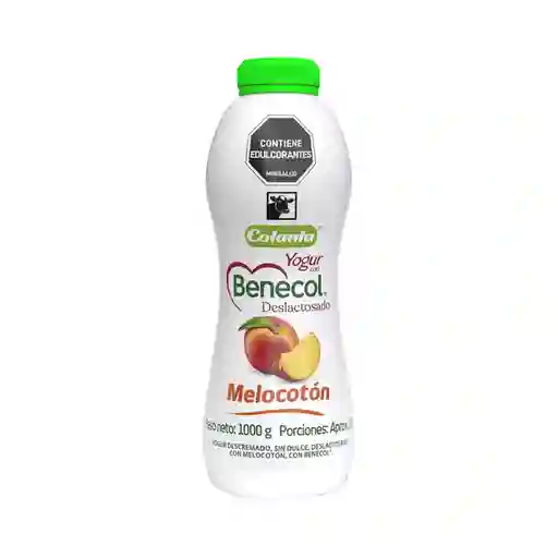 Yogur Benecol Deslactosado Melocotón x 1000 g