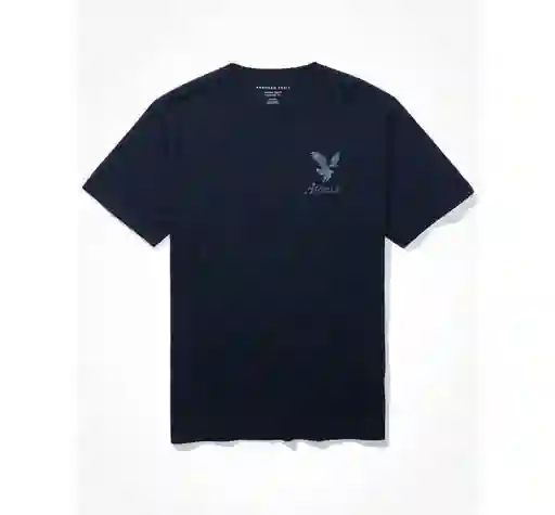 Camiseta Hombre en Azul T. X-SMALL American Eagle