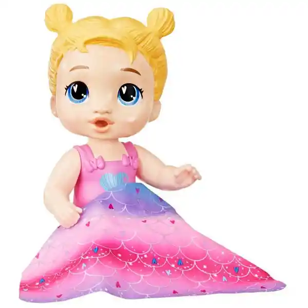 Baby Alive Muñeca Harper Hugs Chapuzón de Sirena