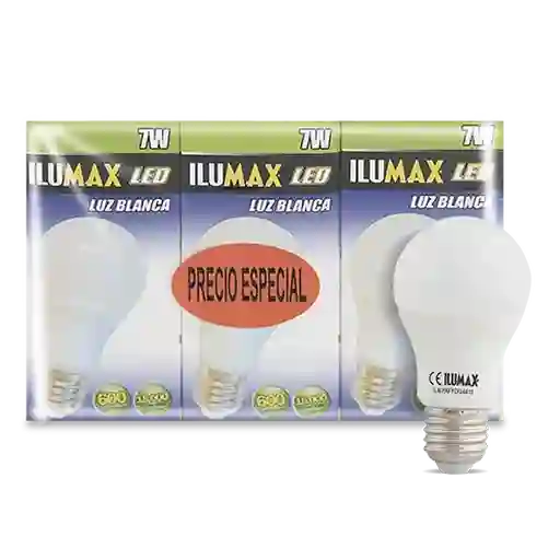 Ilumax Bombillo Led Luz Blanca 7w