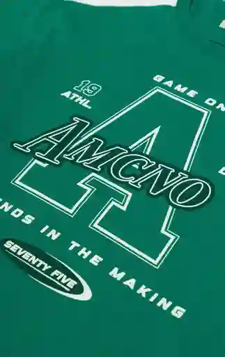 Camiseta Hombre Verde Talla M 841G007_VER195420 Americanino
