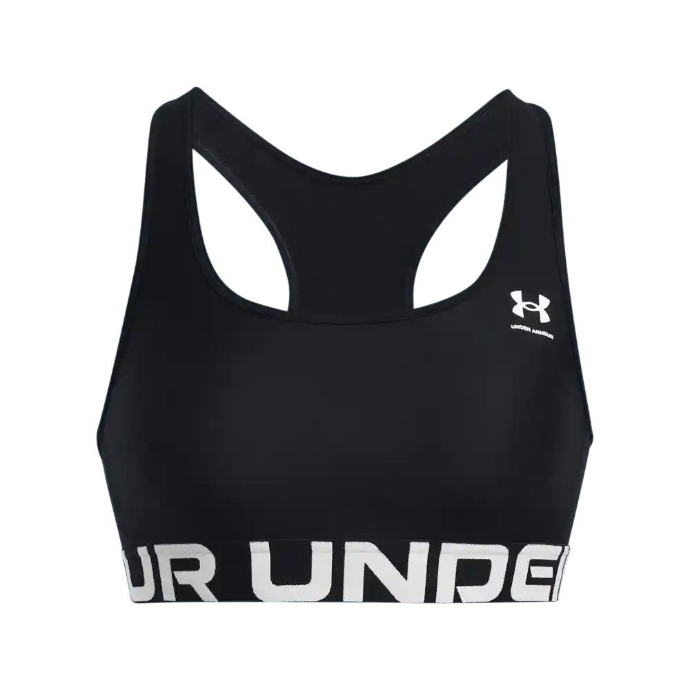 Under Armour Crop hg Authentics Mid Branded Mujer Negro MD