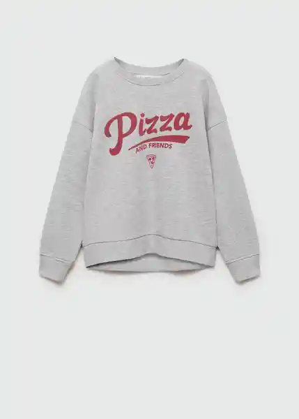 Sudadera Dublini Gris Medio Vigore Talla 12 Niñas Mango