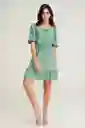 Vestido Florencia Color Verde Porcelana Talla XL Ragged