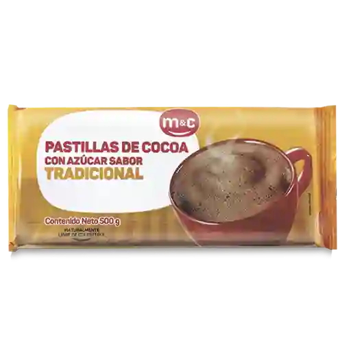 M&c Cocoa Con Azúcar Pastilla Sabor Tradicional