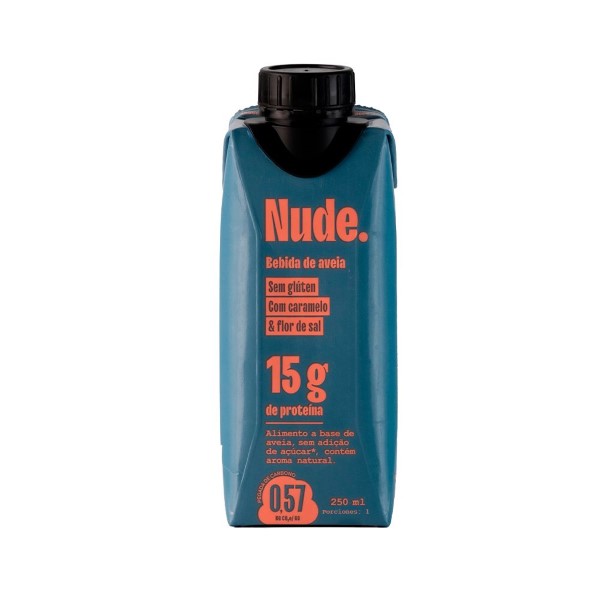 Nude Bebida de Avena Cake Flor de Sal 250 ml