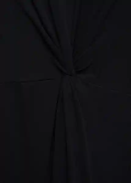 Vestido Fertina Negro Talla M Mujer Mango