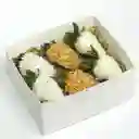Caja 6 Fresas Tradicional Blanca