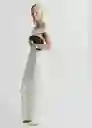 Enterizo Mono Yep Offwhite Talla M Mujer Mango