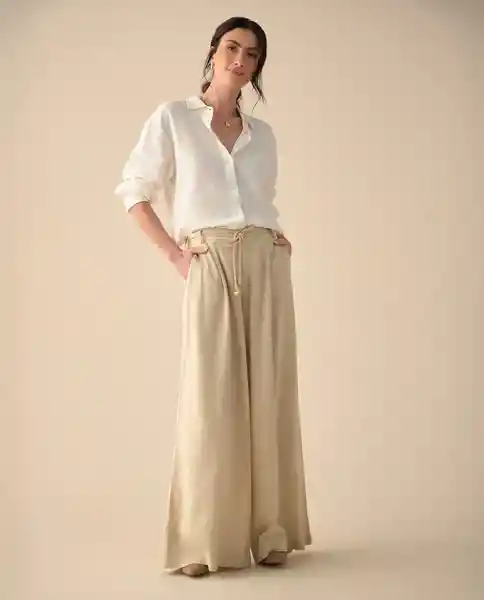 Pantalón Crudo Pluma Medio Talla 8 631G000 Esprit