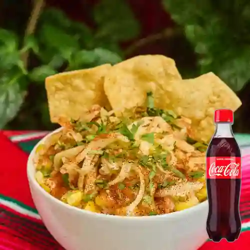 Combo Esquites + Coca-Cola Sabor Original 400 ml