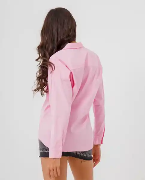 Camisa Manga Larga Rosado Talla S Rifle210e000