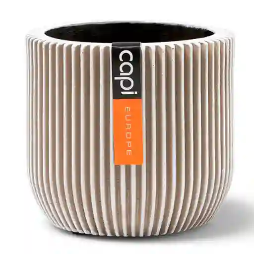 Tumatera Matera Conic Round Groove Marfil 14 cm