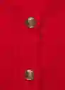 Chaleco Winneba Rojo Talla M Mujer Mango