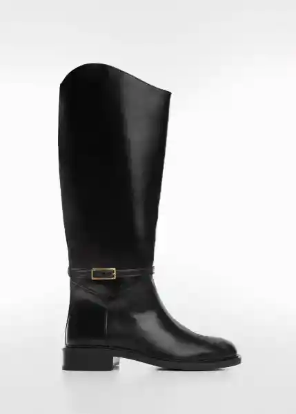 Botas Trote Negro Talla 38 Mujer Mango