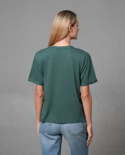 Camiseta Mujer Verde M 200G000_VER195414 Rifle