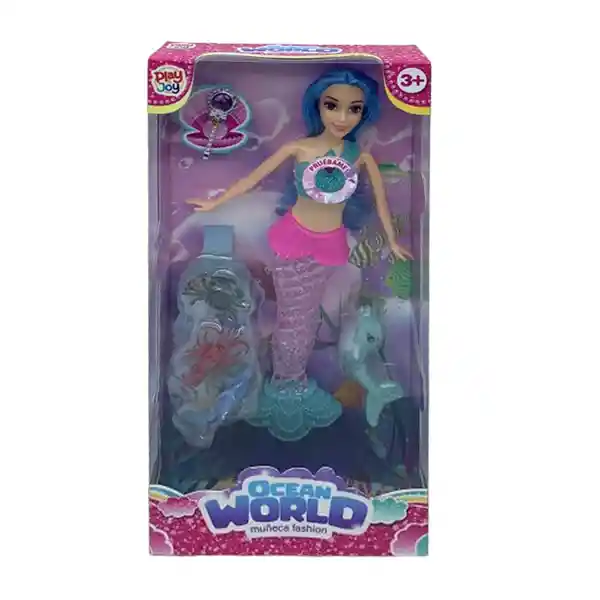 Play And Joy Muñeca Lila Fashion Ocean World