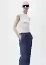 Pantalón Shirty Azul Talla XL Mujer Mango