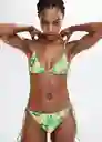 Top Bikini Salma1 Verde Pastel Talla XS Mujer Mango