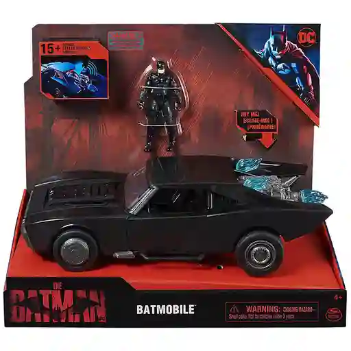 Batimovil Y Muñeco Batman Movie Con Luces Y Sonido Dc