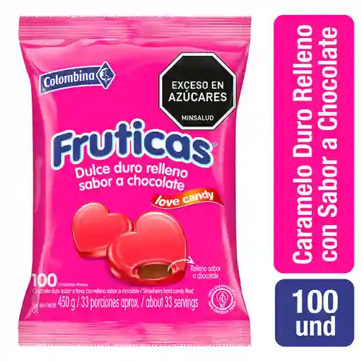 Colombina Fruticas Rellenas de Chocolate