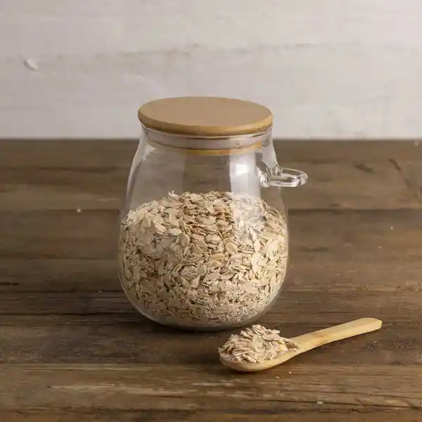 Recipiente Con Cuchara en Bambú Mediano Ambiente Gourmet