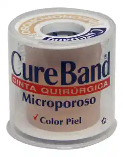 Cure Band Cinta Quirúrgica Microporoso Color Piel