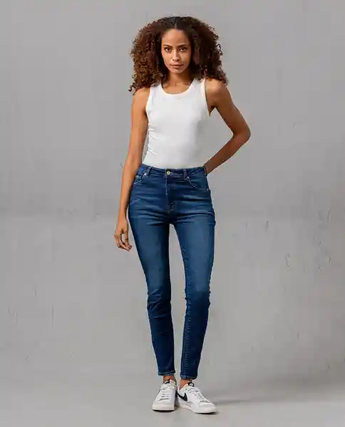 Jean Jegging Mujer Azul Colonial Ultraoscuro T 16 41006 Rifle