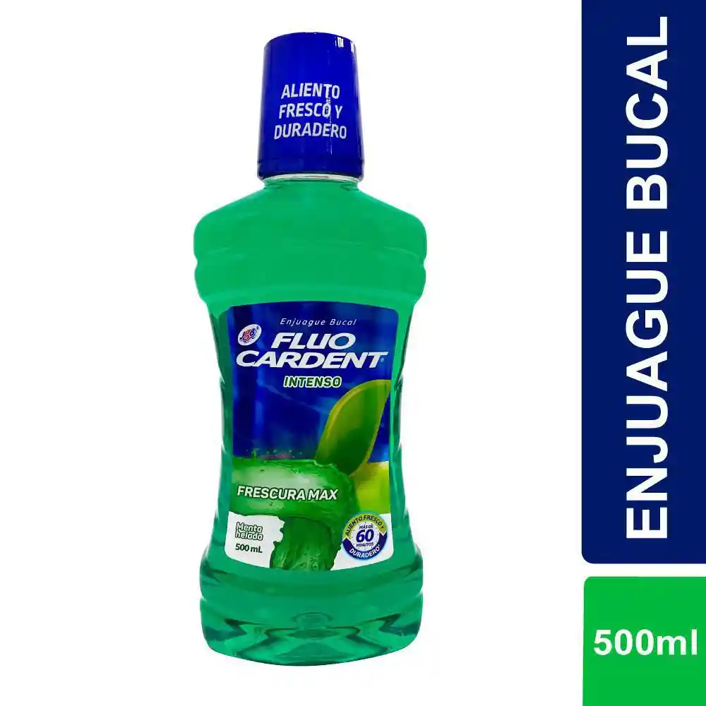 Enjuague Bucal Fluocardent Frescura Max Intenso x 500 ml