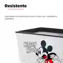 Organizador Plástico Mickey Mouse Pequeño Blanco Miniso 