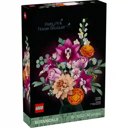 Set de Construcción Ramo de Flores Fantasía en Rosa Lego