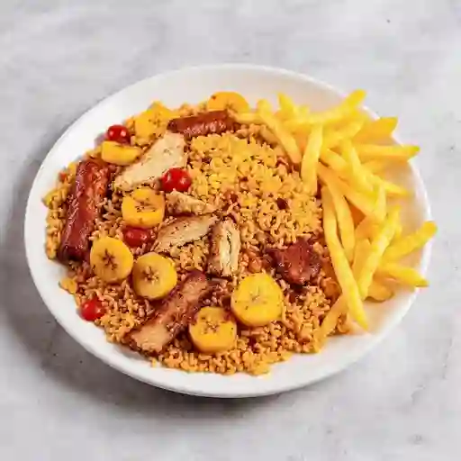 Arroz paisa wok para 3 personas