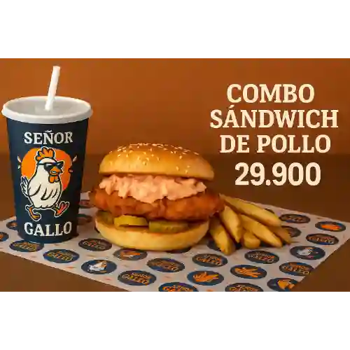 Combo Sandwich de Pollo