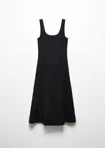 Vestido Lucas Negro Talla M Mujer Mango