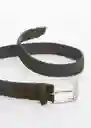 Cinturón Elástico Khaki Talla 90 Hombre Mango