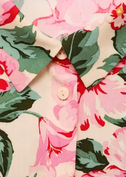 Vestido Apple Crudo Talla L Mujer Mango