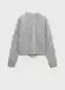 Sudadera Maxe Gris Talla Xs Mujer Mango