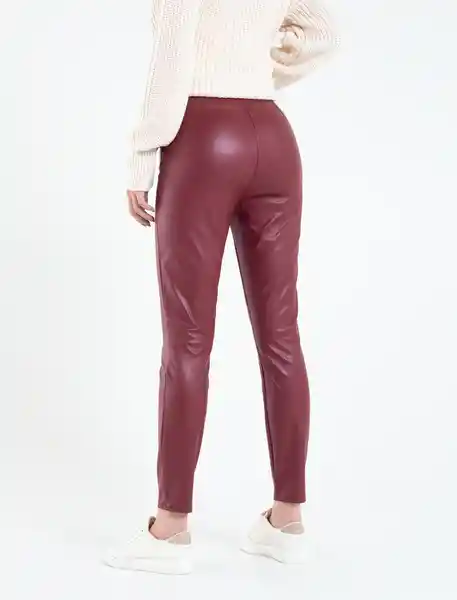 Pantalón Marley Mujer Rojo Syrah Ultra Oscuro Talla S Naf Naf