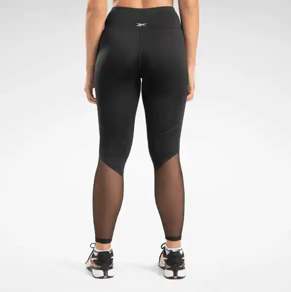 Reebok Licra Pp Basic Mesh Tight Mujer Negro S 100075431