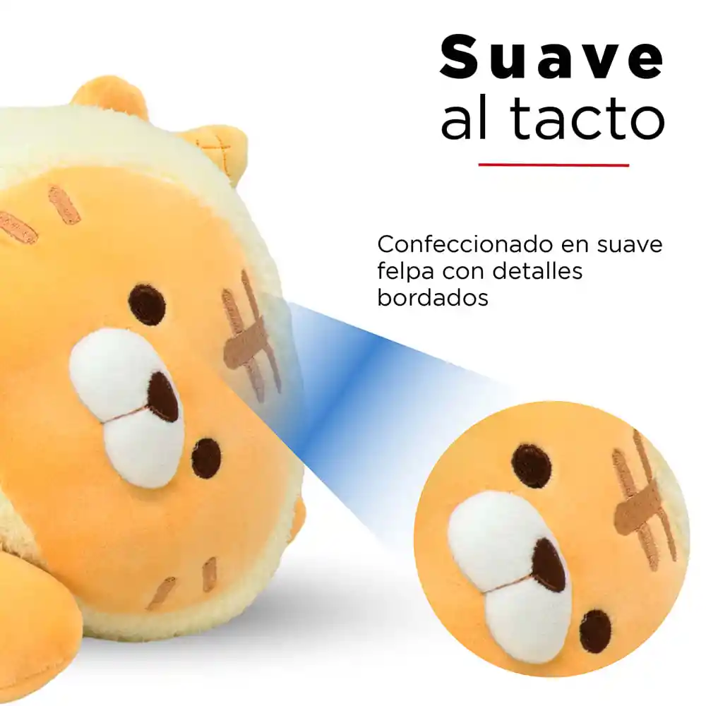 Peluche Acostado Tigre Ice Cream Family Valentine Grande Miniso