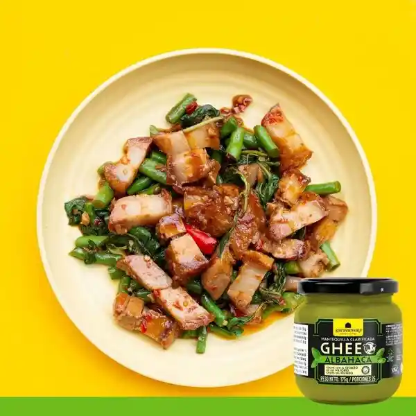 Karavansay Mantequilla Clarificada Ghee Albahaca Sin Sal