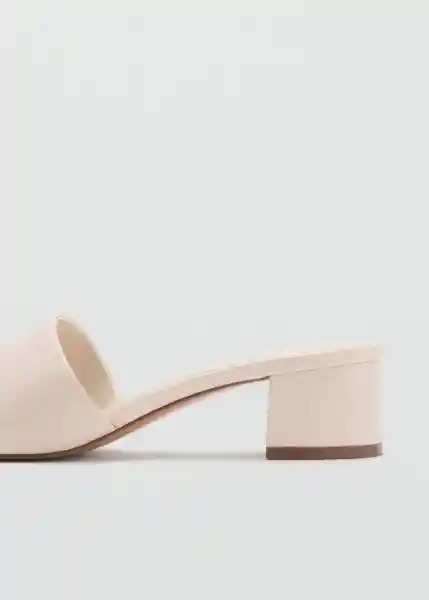 Sandalias Maria Crudo Talla 37 Mujer Mango