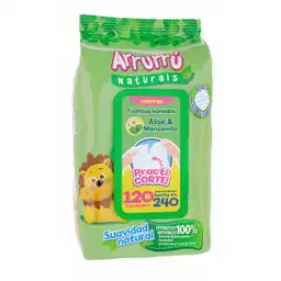 Arrurru Toallitas Húmedas Aloe Vera y Manzanilla