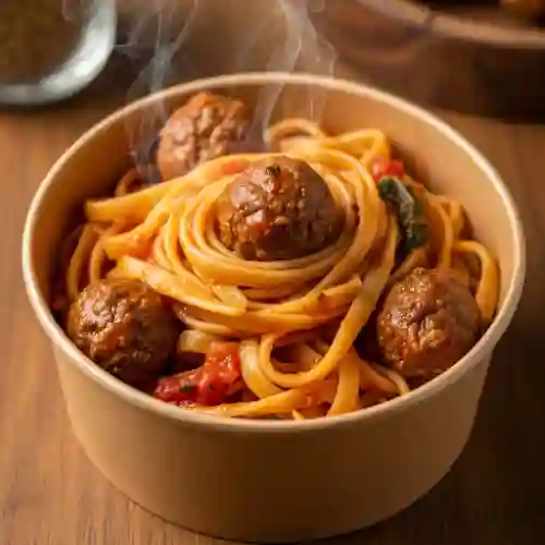 Pasta con Albondigas