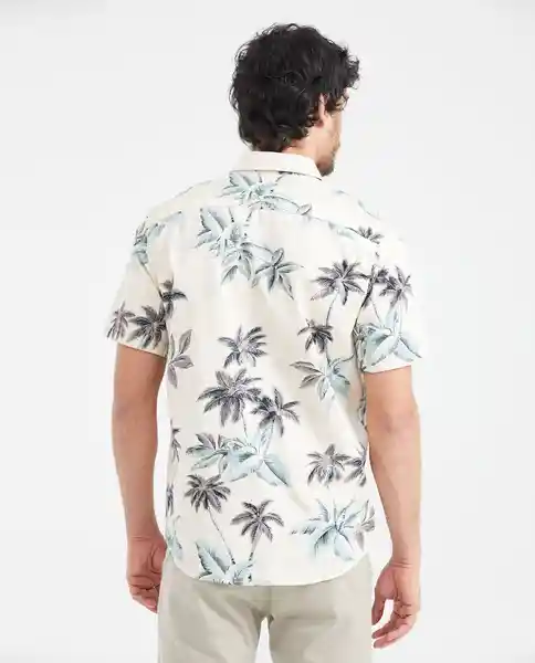 Camiseta Beach Leaf Crudo Angora Claro T. XXL Chevignon