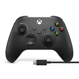 Xbox Control Inalámbrico Negro + Cable Usb-C