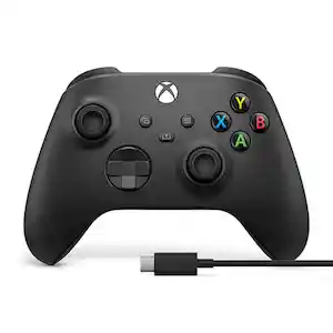 Xbox Control Inalámbrico Negro + Cable Usb-C