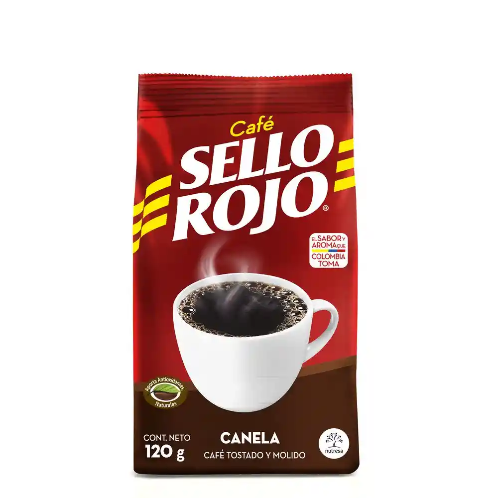 Sello Rojo Café Tostado y Molido Sabor Canela