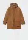 Parka Mateo Terracota Talla M Hombre Mango